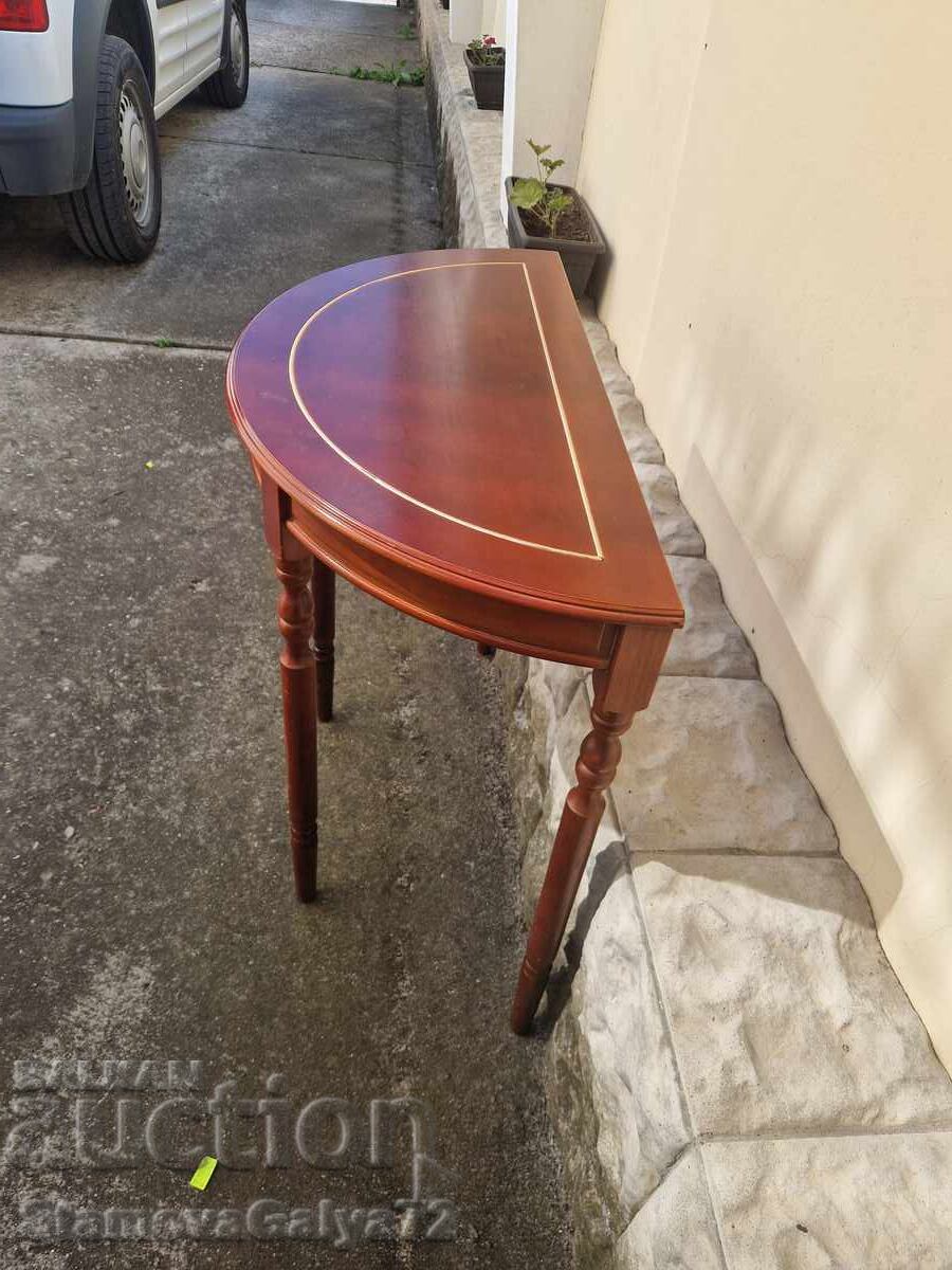 Minunată consolă englezească antică din lemn - 6