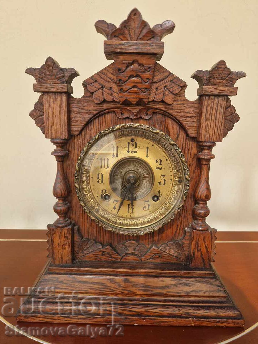 Beautiful antique American Ansonia mantel clock with price € 233.00 | 455.71 BGN
