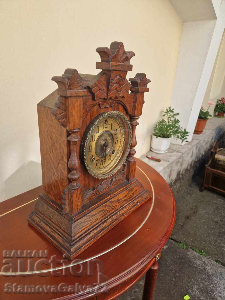 Auction  Beautiful antique American Ansonia mantel clock