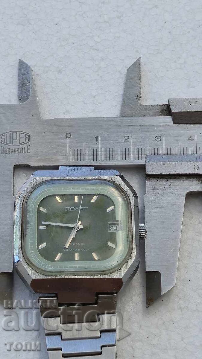 POLJOT AUTOMATIC RARE NO CASE BACK NOT WORKING NO PRICE !!!! - 7 POLJOT AUTOMATIC RARE NO CASE BACK NOT WORKING NO PRICE !!!! - 7