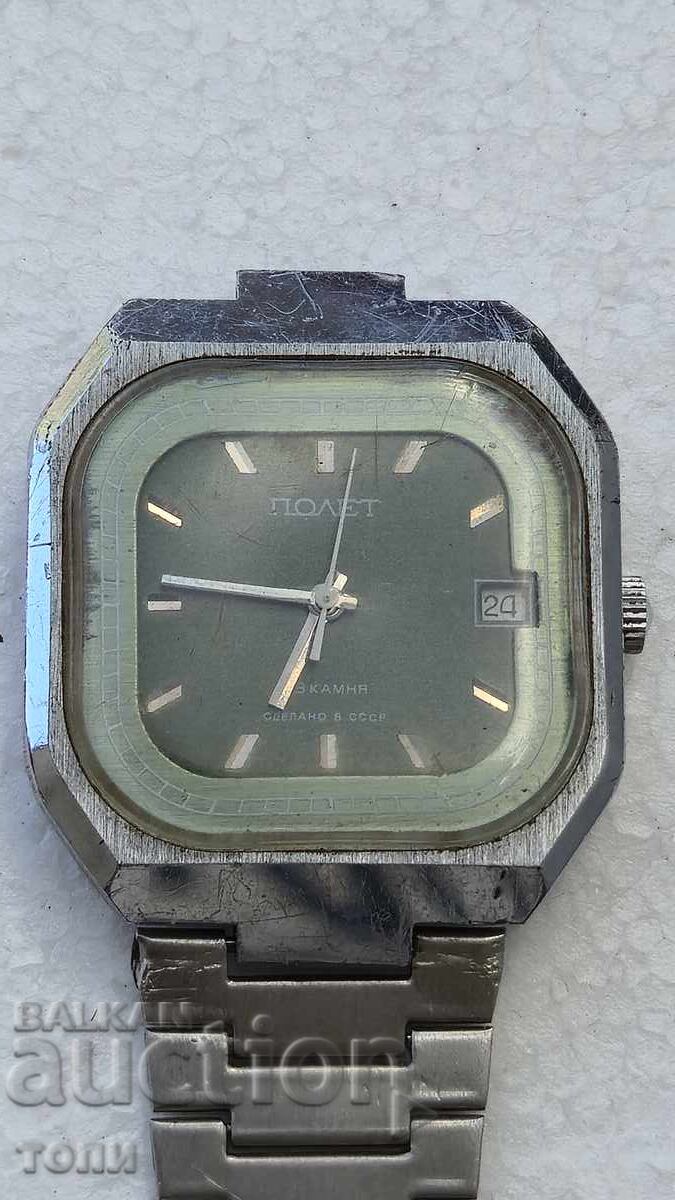 POLJOT AUTOMATIC RARE NO CASE BACK NOT WORKING NO PRICE !!!! POLJOT AUTOMATIC RARE NO CASE BACK NOT WORKING NO PRICE !!!!