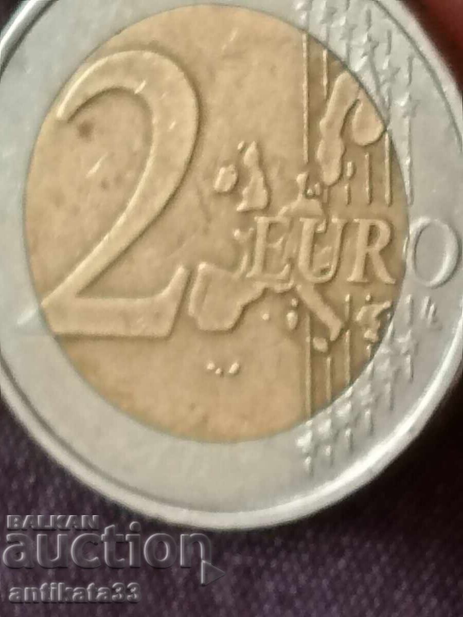 Аукцион 2 евро 2002 F - Германия дефект!