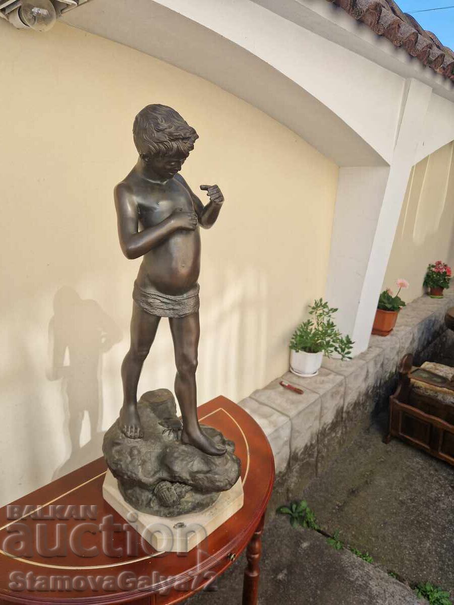 Δημοπρασία Μοναδική αντίκα γαλλική φιγούρα αγαλματίδιο γλυπτό