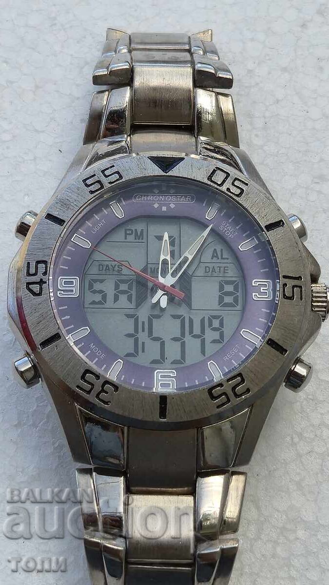 CRONOSTAR CHRONOGRAPH QUARTZ RARE WORKS NO WARRANTY BZC with price € 7.05 | 13.79 BGN