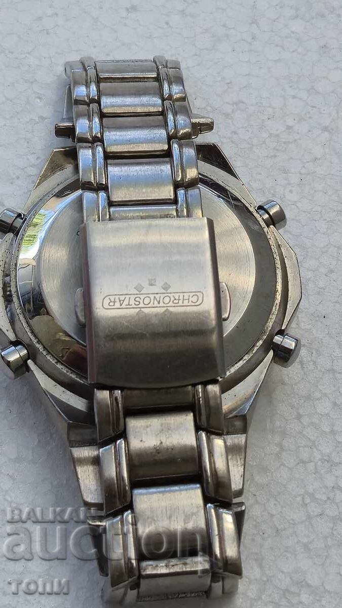 Auction  CRONOSTAR CHRONOGRAPH QUARTZ RARE WORKS NO WARRANTY BZC