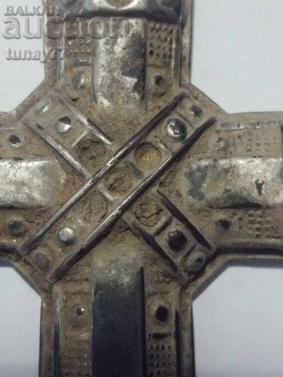 Cruce-relicvar medievală, cunoscută sub numele de Encolpion. Orig - 5