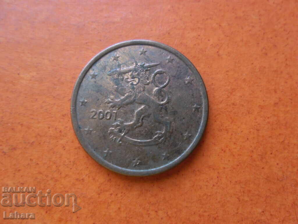 5 euro cents 2007 Finland with price € 0.01 | 0.02 BGN