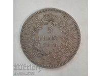 5 franci 1873 Hercule