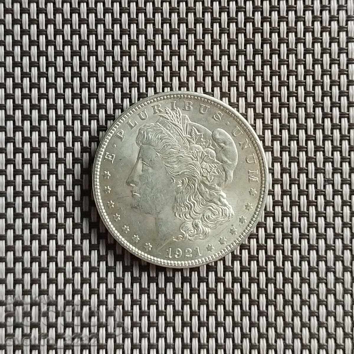 1 долар 1921 Морган с цена € 93.00 | 181.89 лв.