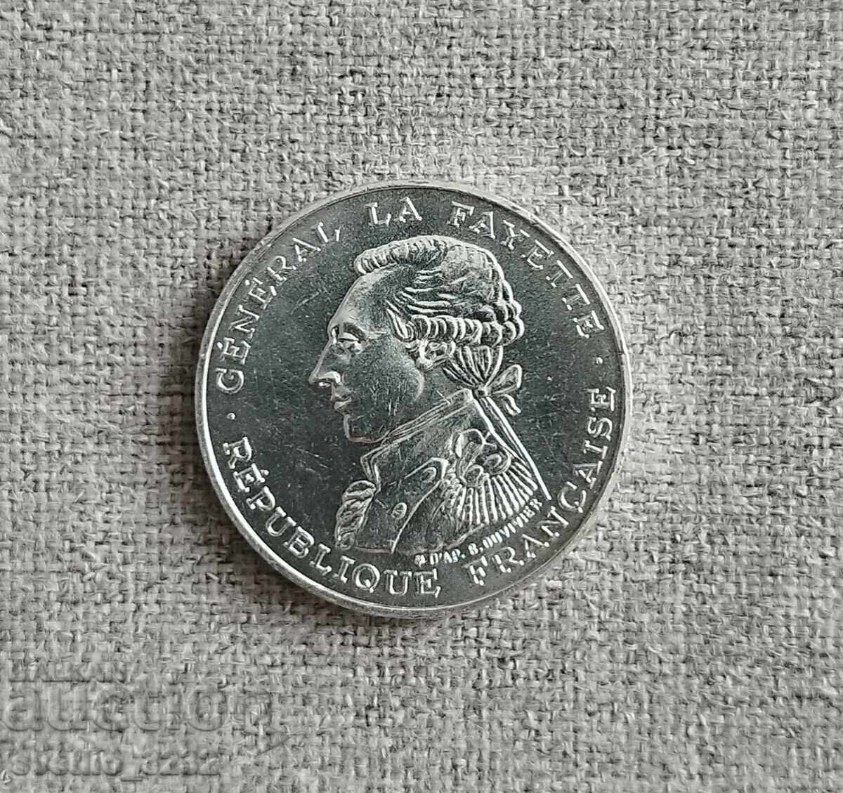 100 φράγκα 1987 Επετειακά