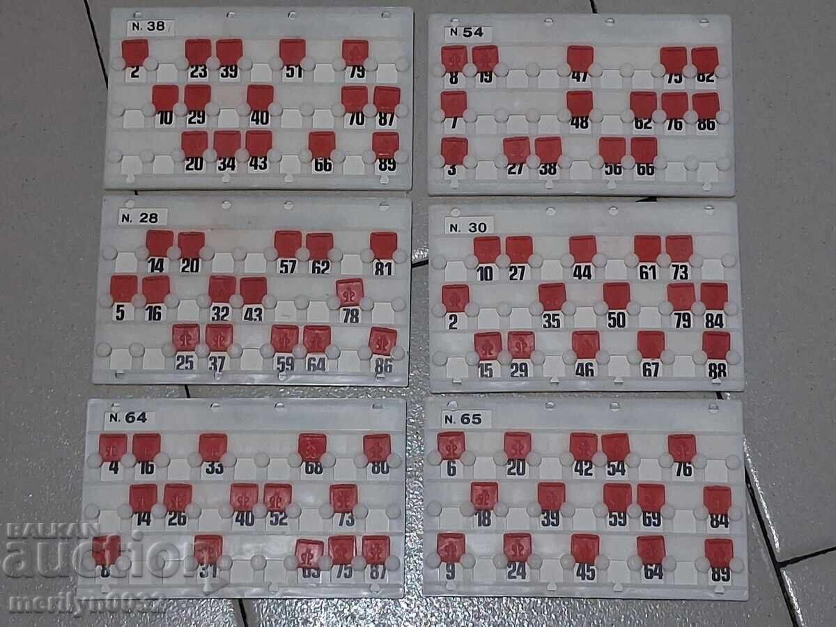 6 τεμάχια πινακίδες με νούμερα πινακίδα νούμερο αρίθμηση