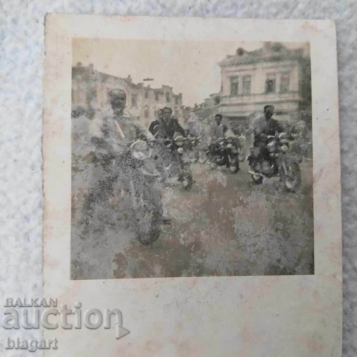 Μοτοσικλετιστές 1936 παλιά φωτογραφία