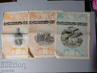 3 τμχ. Ιταλικές εφημερίδες 1913
