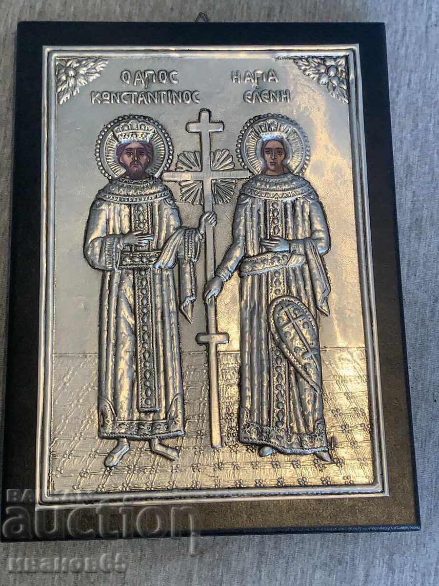 Icoana Sfinților Împărați Constantin și Elena cu preț € 25.00 | 48.90 BGN