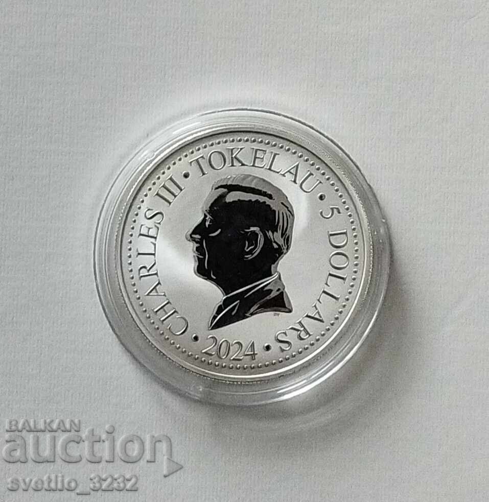 Argint 1 OZ 2024 Mustang cu preț € 125.00 | 244.48 BGN