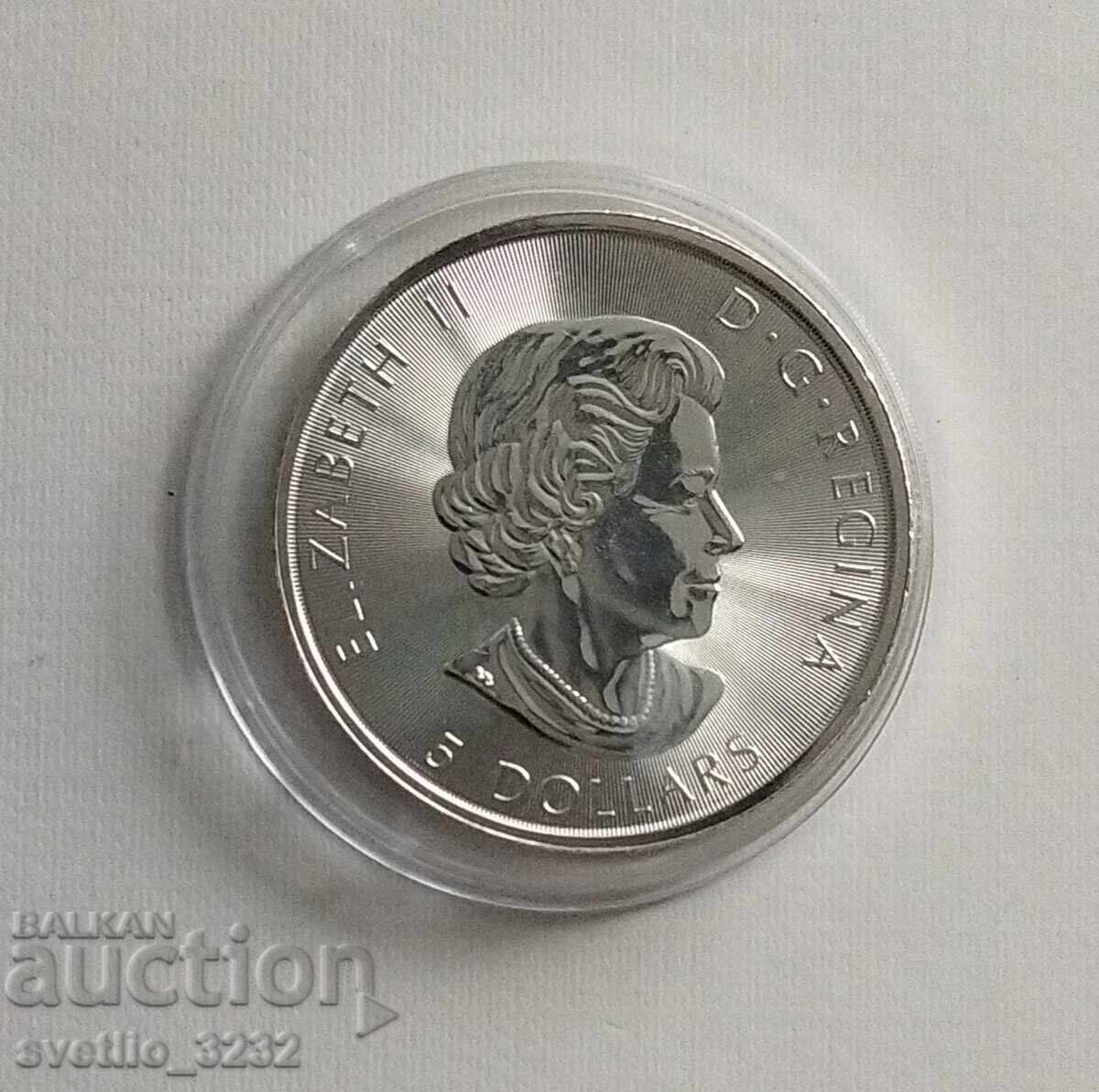 Argint 1 OZ 2017 Canada cu preț € 125.00 | 244.48 BGN