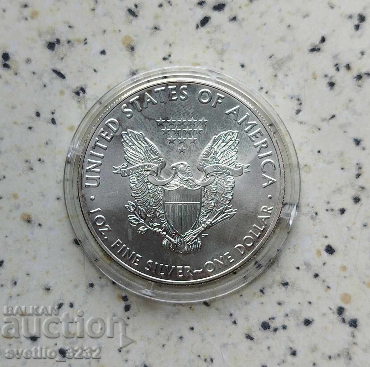 Argint 1 OZ 2020 American Eagle cu preț € 135.00 | 264.04 BGN Argint 1 OZ 2020 American Eagle cu preț € 135.00 | 264.04 BGN