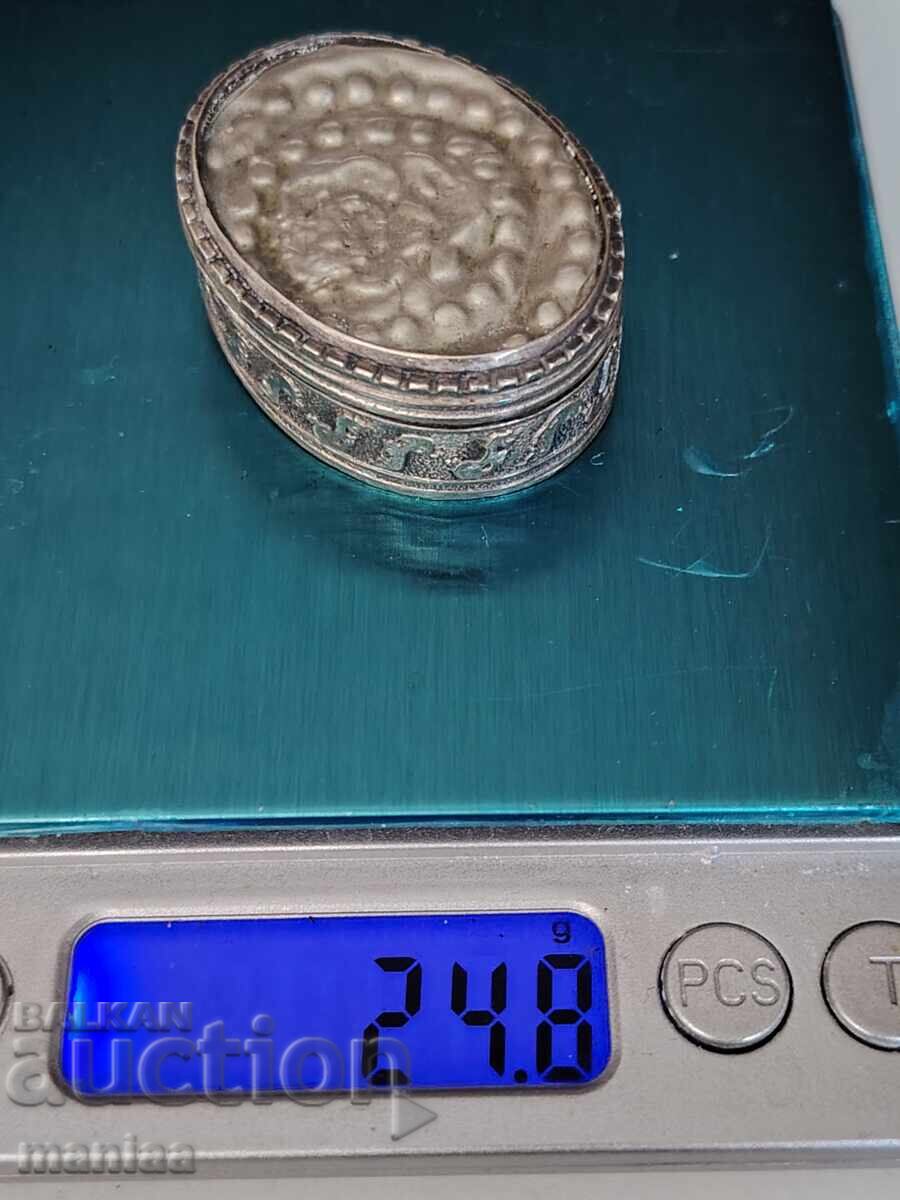 Beautiful hallmarked silver box - 6
