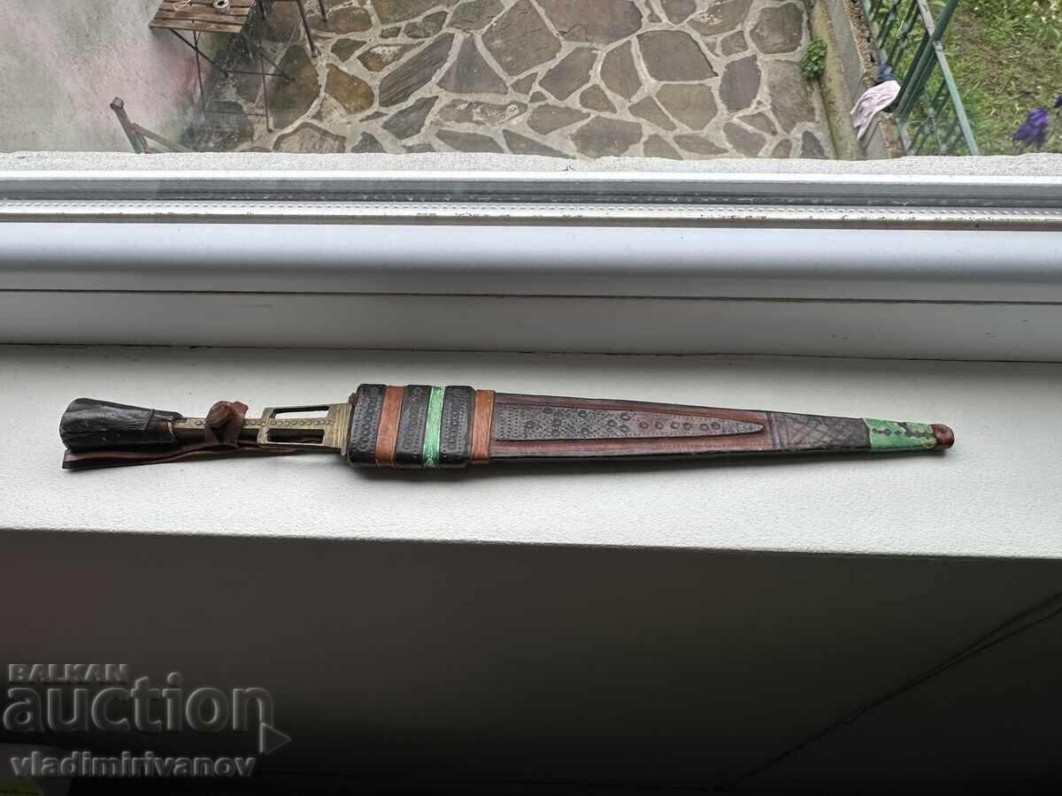 Auction African fighting dagger of the Tuareg tribe Auction African fighting dagger of the Tuareg tribe