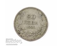 20 Leva 1930 - Βουλγαρία › Τσάρος Boris III