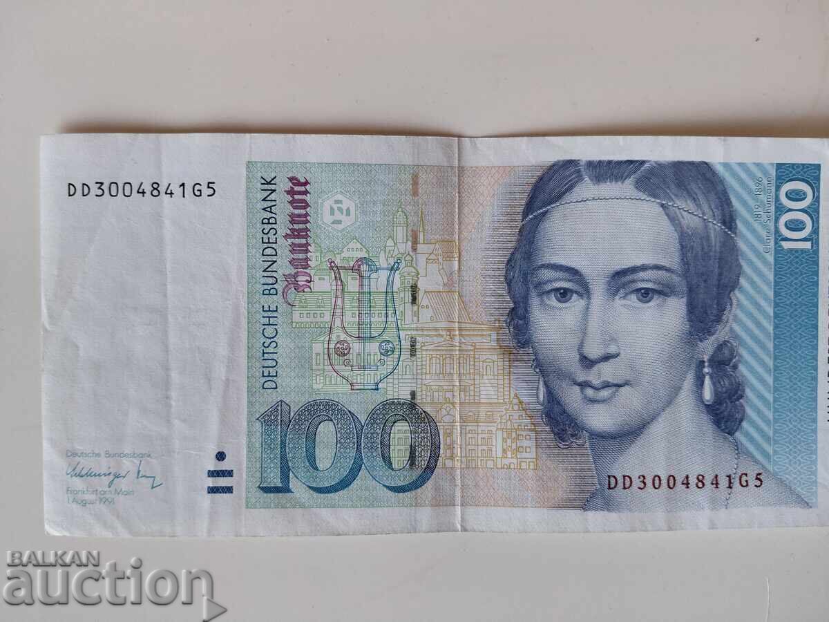 100 Deutsche Mark 1991