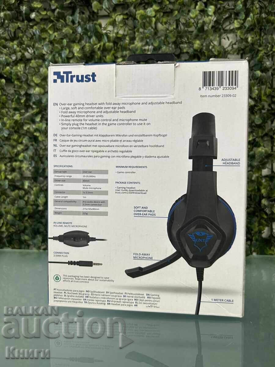Licitație Căști de gaming Trust GTX 404B RANA pentru PS4 și PS5 - noi