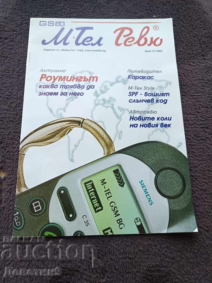 Revista "M-tel Review" - Nr. 37, 2001