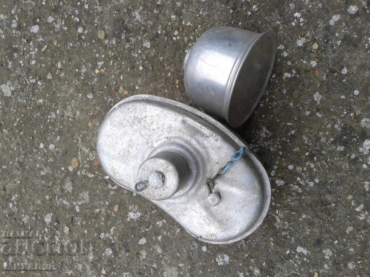 Licitație bidon din aluminiu + spirtieră cadou