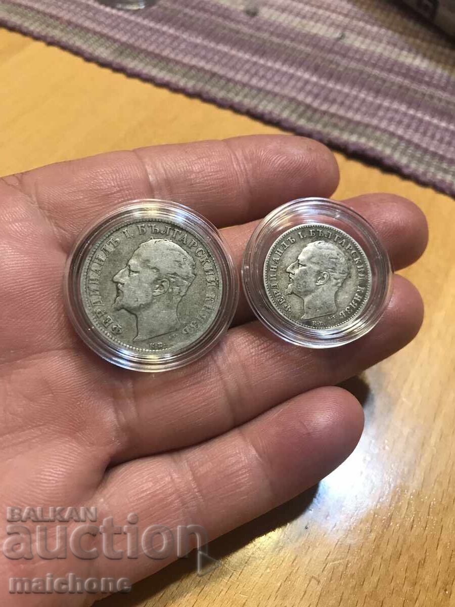 1 lev și 2 leva 1894 cu preț € 48.00 | 93.88 BGN