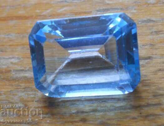 Piatră semiprețioasă fațetată - acvamarin - 13,5 ct cu preț € 40.50 | 79.21 BGN