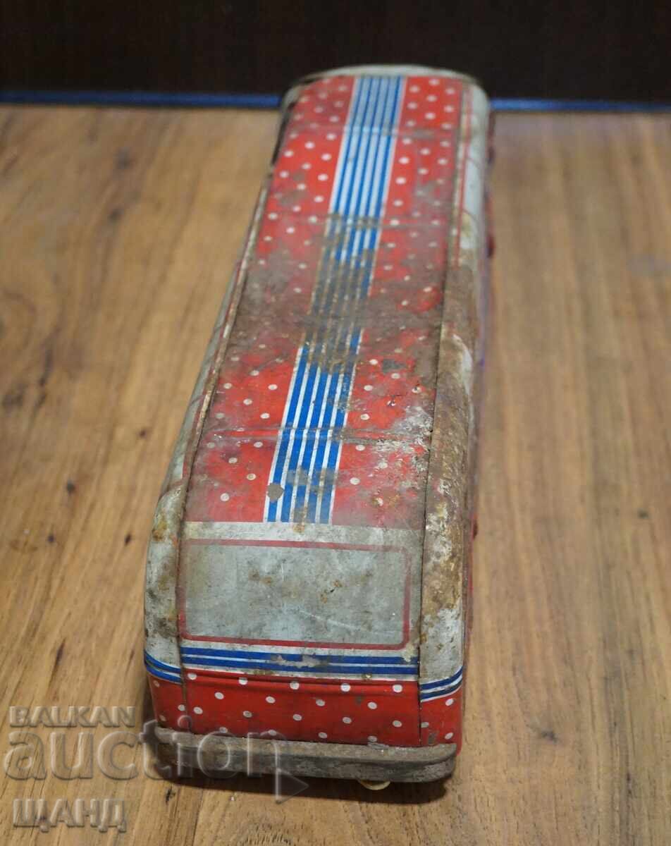 Livrarea NORMA jucărie veche rusească din metal model autobuz