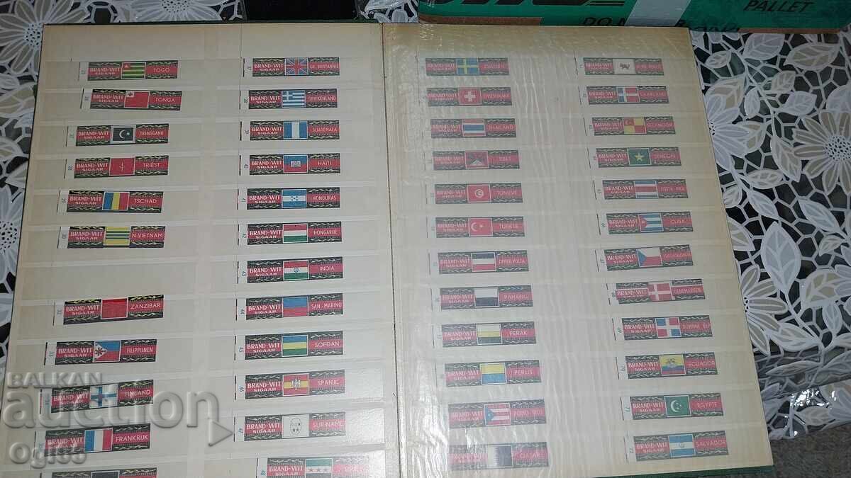 Collection of New Cigarette Tax Stamps from Almost All Continents - 7