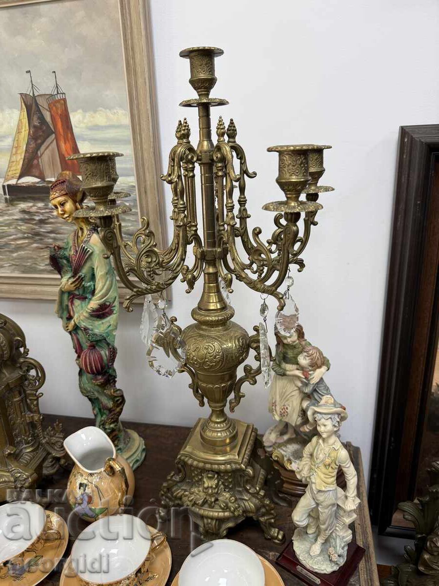 Set francez format din ceas și două sfeșnice. Nr. 8175 - 5