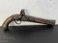Vechi trombon cu cremene / armă cu cremene / pistol. Nr. 8176