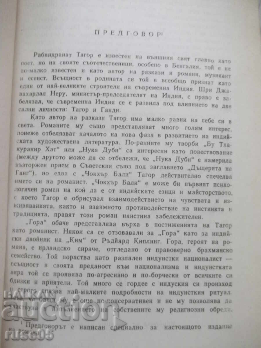 Licitație Carte "Gora - Rabindranath Tagore" - 494 pag
