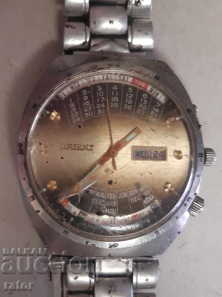Мъжки часовник ORIENT , ОРИЕНТ - Вечен календар с цена € 49.00 | 95.84 лв. Мъжки часовник ORIENT , ОРИЕНТ - Вечен календар с цена € 49.00 | 95.84 лв.