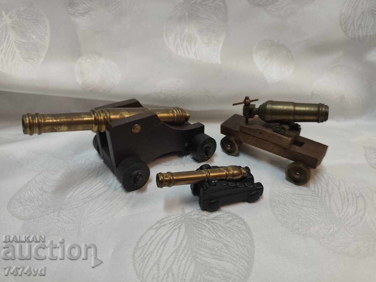 3 BUC. MACHETE TUNURI BRONZ LEMN FONTĂ