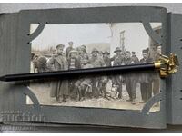 παλιά φωτογραφία Στρατιώτες Στρατιωτικοί Τσαρική Βουλγαρία Κυνηγοί
