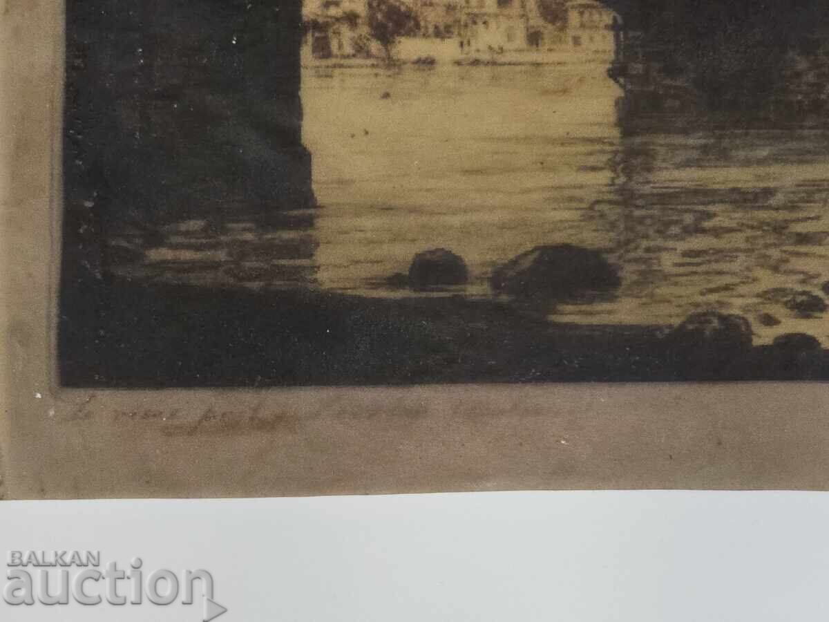 Доставка на Петър Морозов (1880-1951) Покритият мост в Ловеч