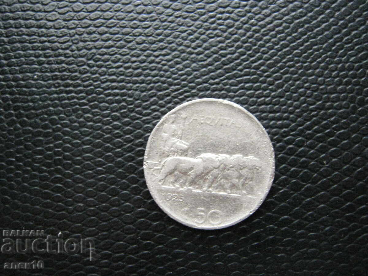 Italia 50 centissimi 1925