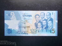GHANA, 5 cedi, 2015, UNC