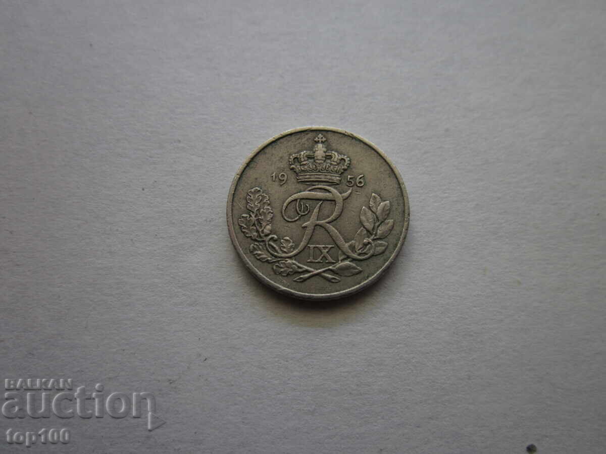10 ORE DANEMARCA 1956 FĂRĂ SEMN DE MONETĂRIE !!! cu preț € 0.50 | 0.98 BGN