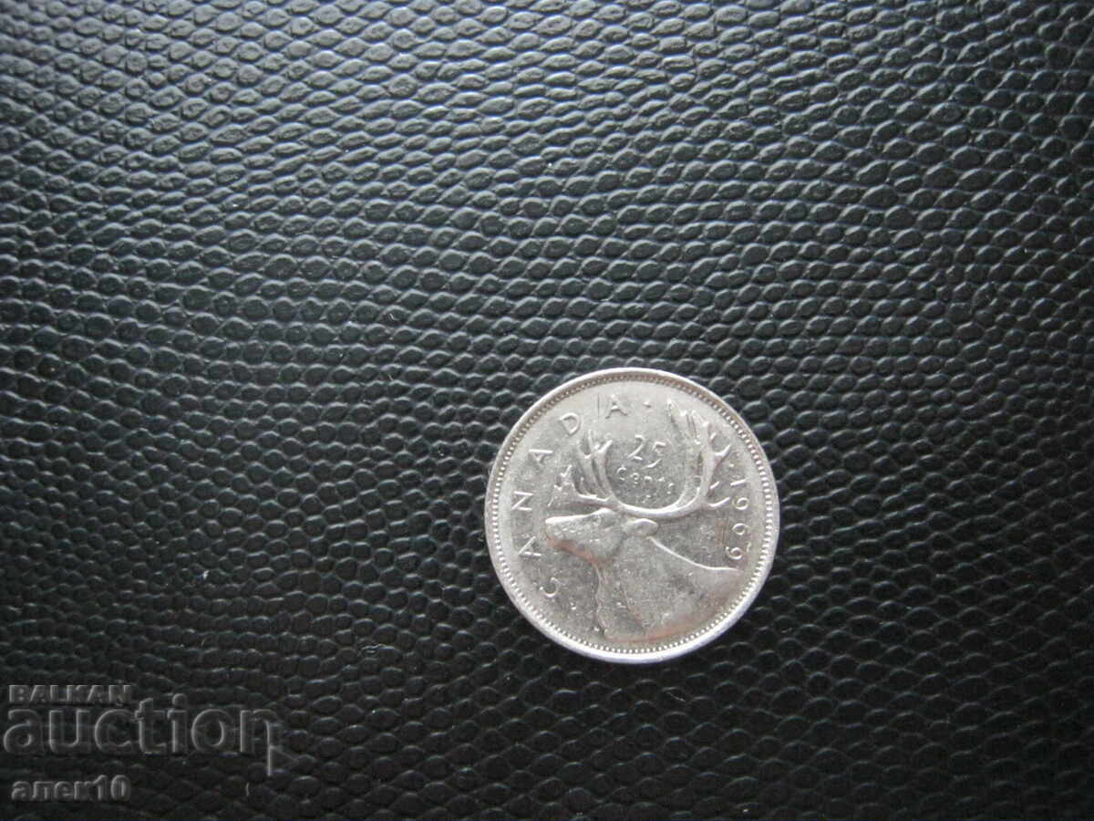 Canada 25 cenți 1969 Canada 25 cenți 1969