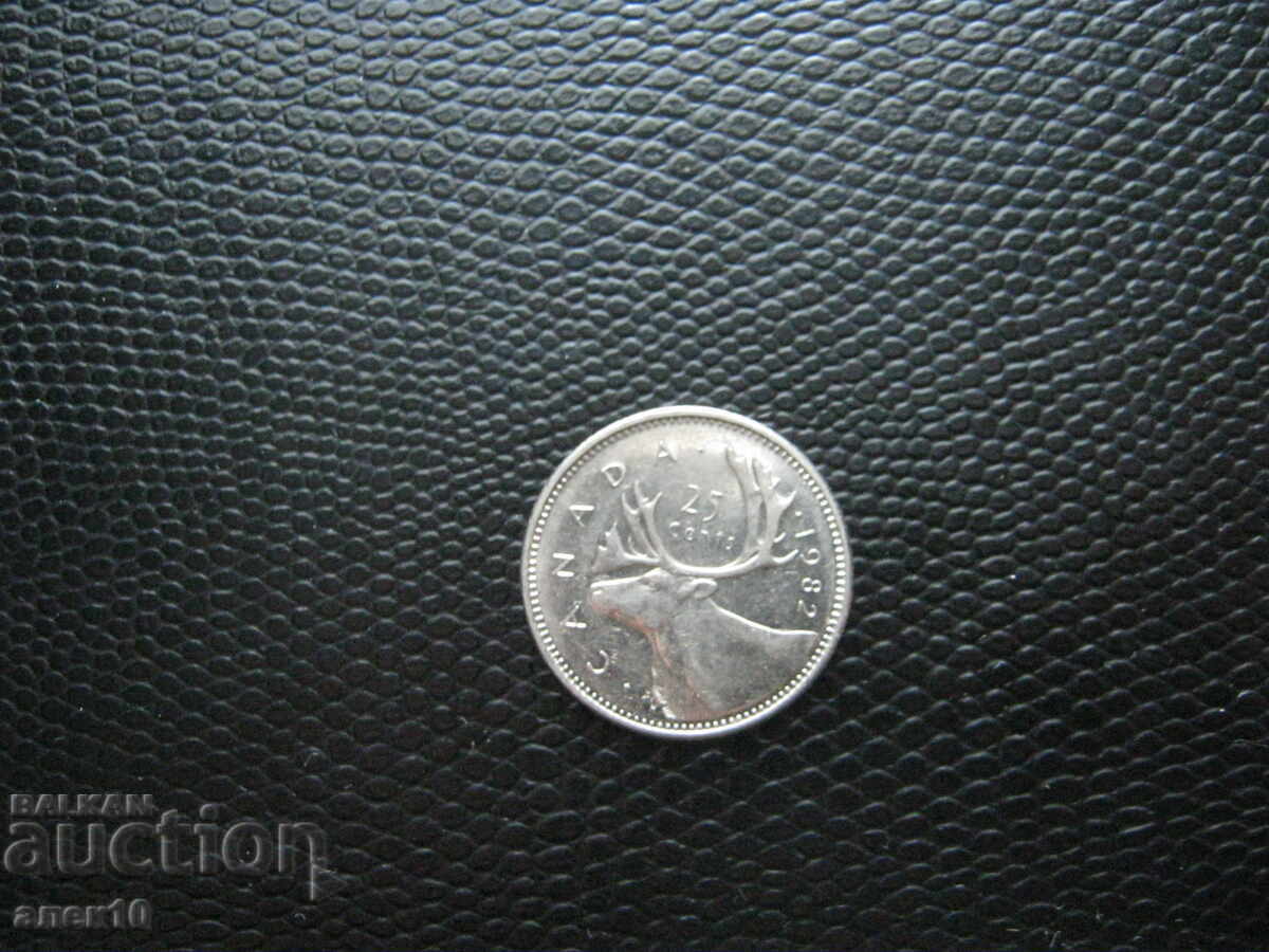 Canada 25 cenți 1982 Canada 25 cenți 1982