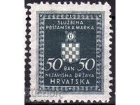 Κροατία-1942-Β' Παγκ. Πόλεμος-Υπηρεσιακά-Εθνόσημο, MLH