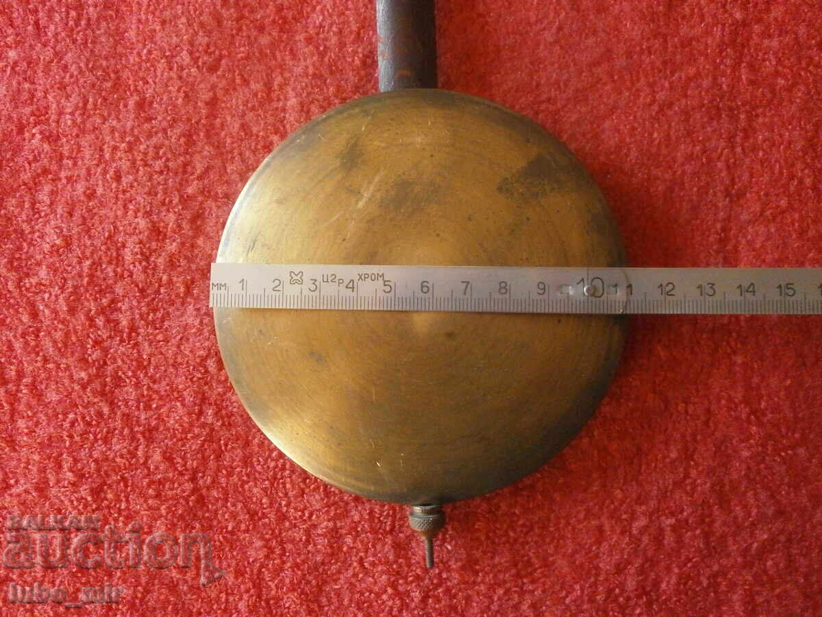 Auction  OLD PENDULUM FOR A WALL CLOCK