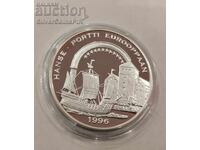 Silver 20 ECU Λιμάνι προς την Ευρώπη 1996 Φινλανδία