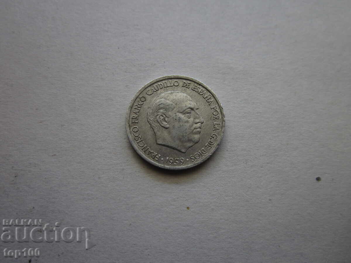 Livrarea 10 CÉNTIMOS SPANIA 1959 BZC !!!