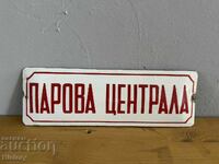 Enamel plate