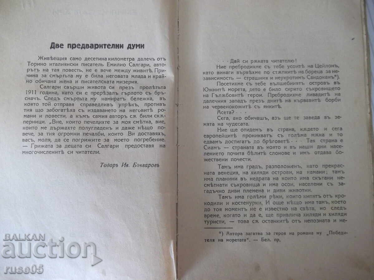 Аукцион Книга "Сиямскиятъ тигъръ - Емилио Салгари" - 88 стр.